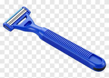 Blue Razor PNG