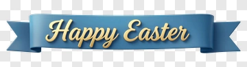 Happy Easter Banner PNG