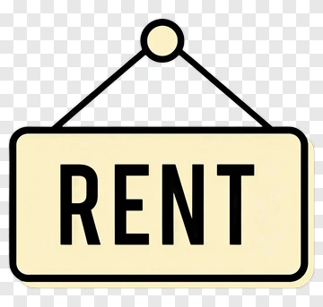 Rent Sign PNG