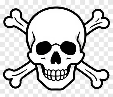 Skull And Crossbones Icon PNG