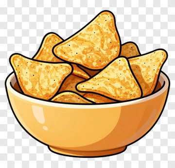 Bowl Of Tortilla Chips PNG