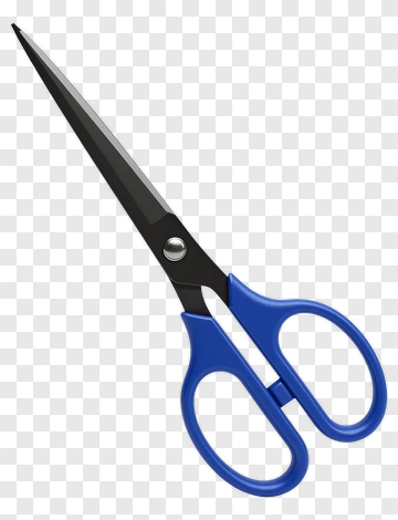 Blue Scissors PNG