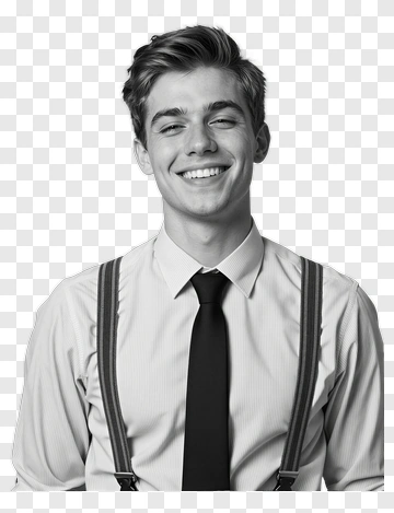 Smiling Young Man In A Dress Shirt PNG