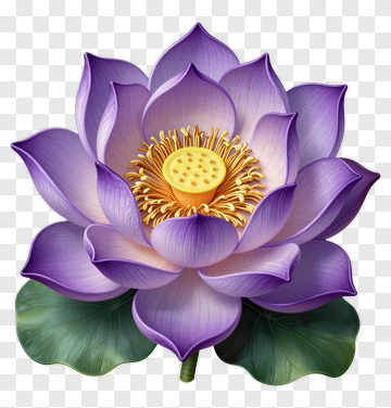 Purple Lotus Flower PNG