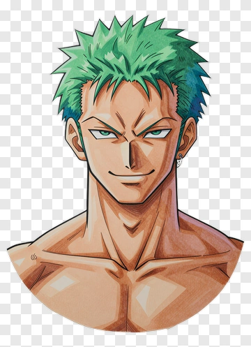 Anime Character With Green Hair PNG