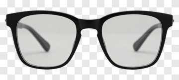 Black Eyeglasses PNG