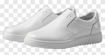 White Slip-On Shoes PNG