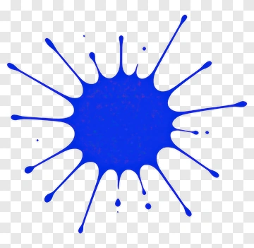 Blue Paint Splash PNG
