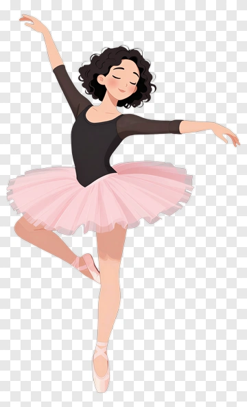 Ballet Dancer In A Pink Tutu PNG