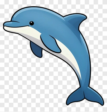 Cartoon Dolphin PNG