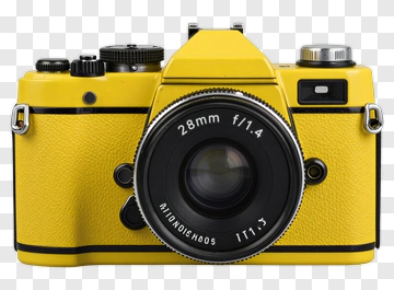 Yellow Camera PNG