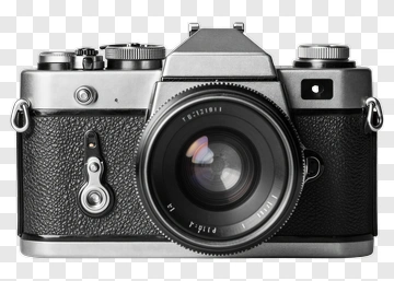 Vintage Camera With Lens PNG