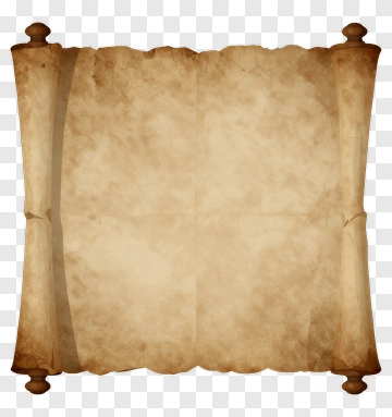 Old Scroll With Decorative Edges PNG