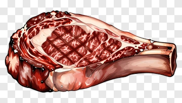 Realistic Ribeye Steak PNG