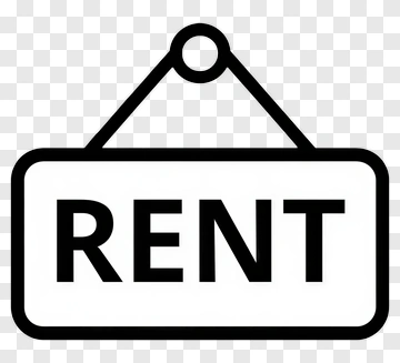 Rent Sign PNG