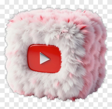 Fuzzy Youtube Play Button PNG