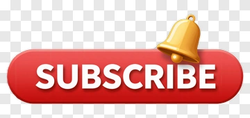 Subscribe Button With Notification Bell PNG