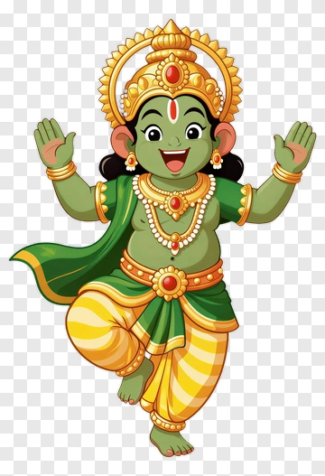 Cartoon Hindu God Dancing PNG