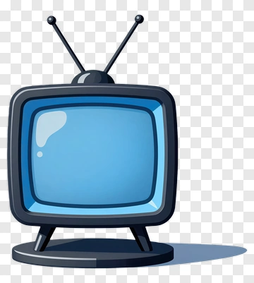Cartoon Television Set PNG