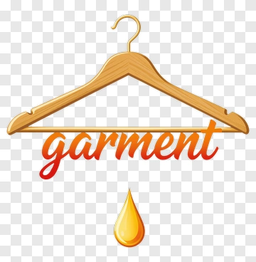 Garment Hanger With Dripping Oil PNG