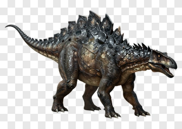 3D Dinosaur With Spikes PNG