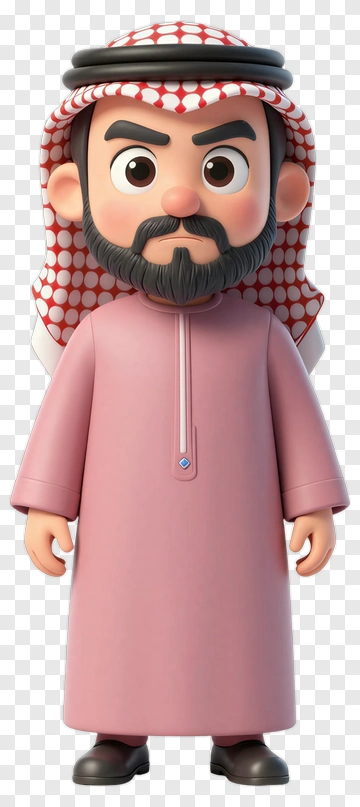 Cartoon Arab Man PNG