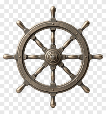 Ship Steering Wheel PNG