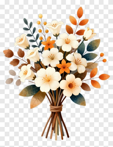 Colorful Flower Bouquet PNG