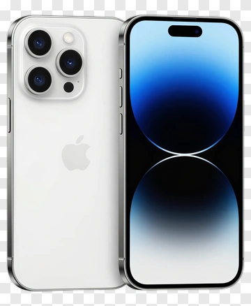Smartphone With Blue Gradient Display PNG