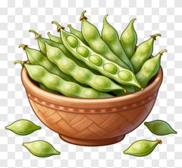 Bowl Of Green Peas PNG