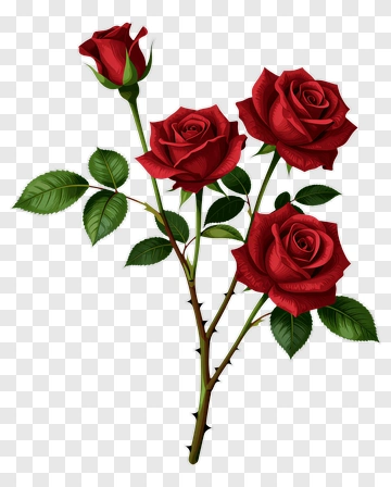 Red Rose Bouquet PNG