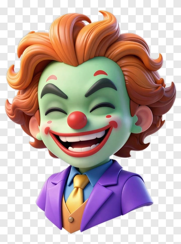 Cartoon Clown Smiling PNG