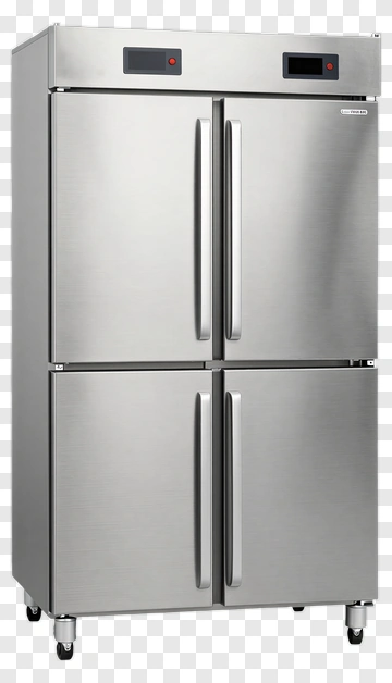 Stainless Steel Commercial Refrigerator PNG