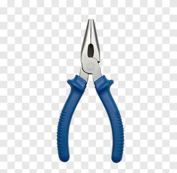 Pliers With Blue Handles PNG