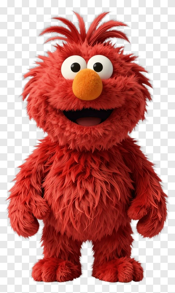 Elmo Character From Sesame Street PNG