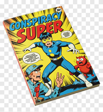 Comic Book Featuring Conspiracy Super PNG