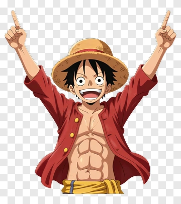 Excited Cartoon Character Raising Arms PNG