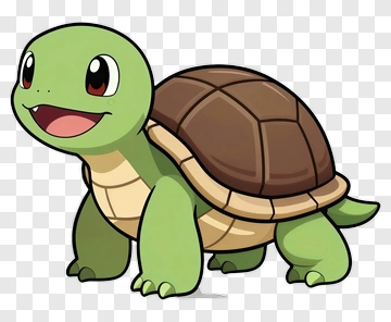 Cartoon Turtle Smiling PNG