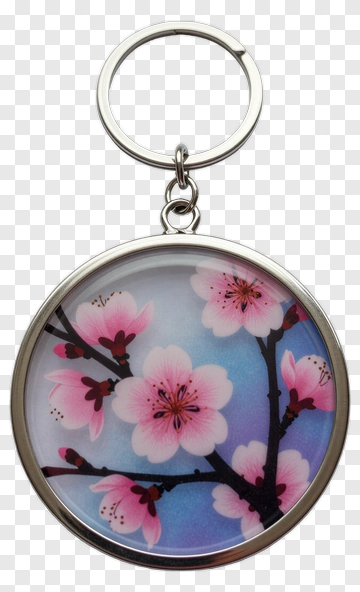 Cherry Blossom Keychain PNG