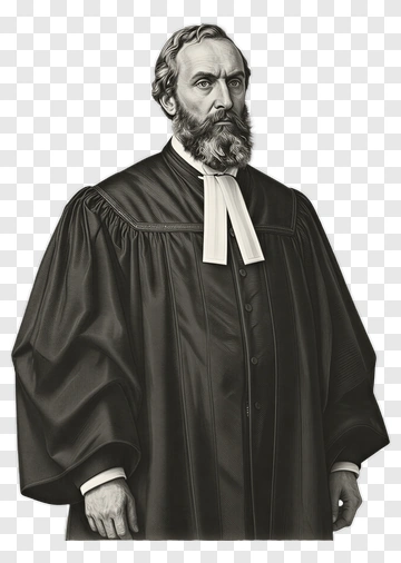 Judge In Traditional Robes PNG