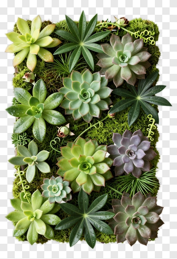 Succulent Plant Arrangement PNG