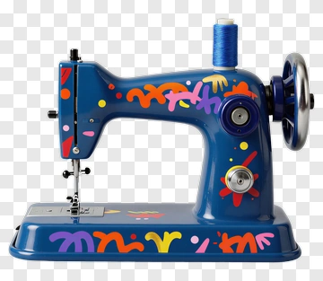 Colorful Sewing Machine PNG