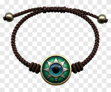 Decorative Bracelet With Eye Design PNG