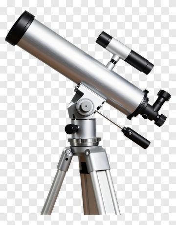 Telescope On Tripod PNG