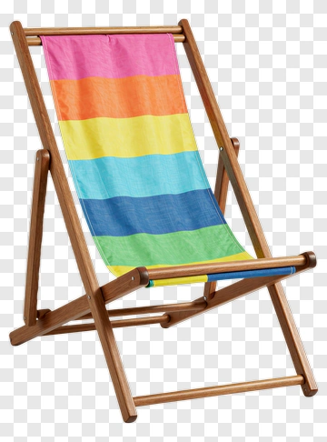 Colorful Deck Chair PNG