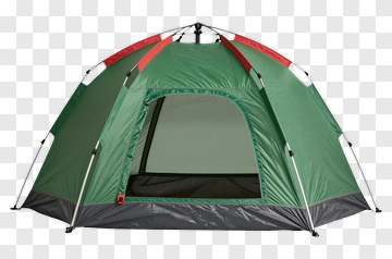 Green Camping Tent PNG