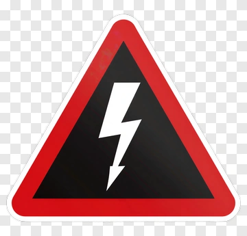 Warning Sign For High Voltage PNG