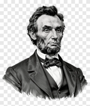 Portrait Of Abraham Lincoln PNG