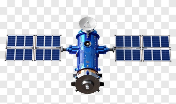Satellite With Solar Panels PNG