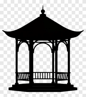 Gazebo Silhouette PNG
